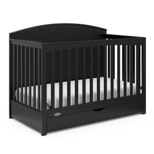 Graco Bellwood 5-in-1 Convertible Crib With Drawer - Black