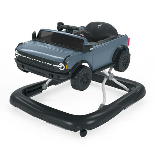 Bright Starts Ford Bronco 4-in-1 Baby Activity Walker, Blue/Grey, Unisex, Newborn+