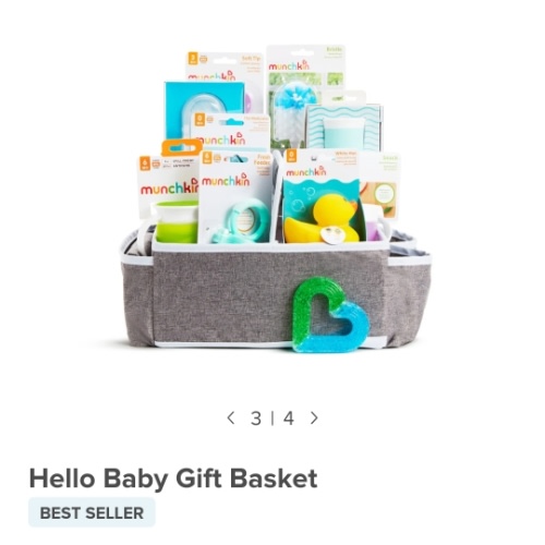 Hello Baby Gift Basket | Munchkin