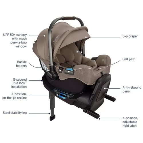 PIPA™ RX Baby Car Seat - Cedar