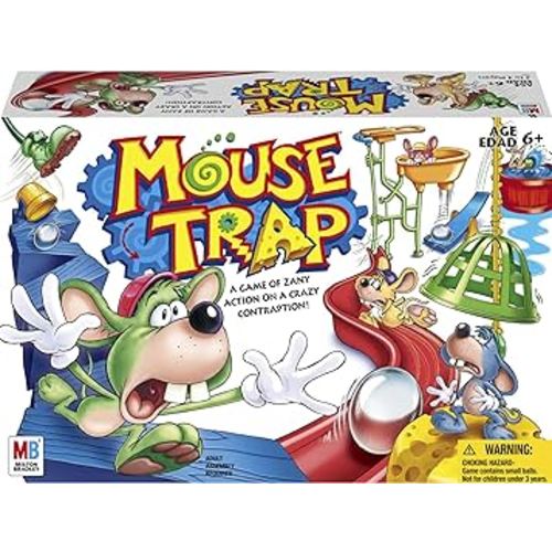 Hasbro Gaming Mouse Trap Kids Board Game, Family Board Games for Kids, Kids Games for 2-4 Players, Family Games, Kids Gifts, Ages 6 and Up (Amazon Exclusive)