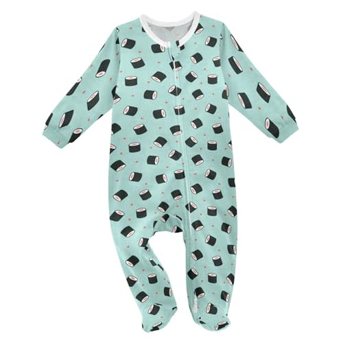 Dussdil Baby One-Piece Footies Newborn Rompers Pajamas Cotton Footed Pjs for Sleep Play Boys Girls