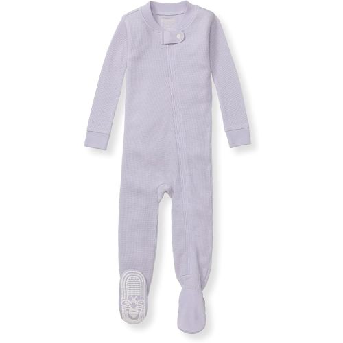 Burt's Bees Baby unisex-baby Honeysoft Sleeper Pajamas, Zip Front Non-Slip Footed Footie PJs, Organic Cotton & Lyocell