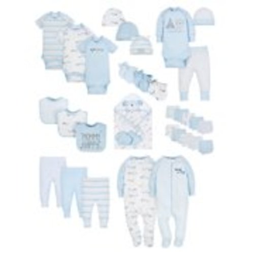 Baby Shower Layette Set, 34-piece (Baby Boys)