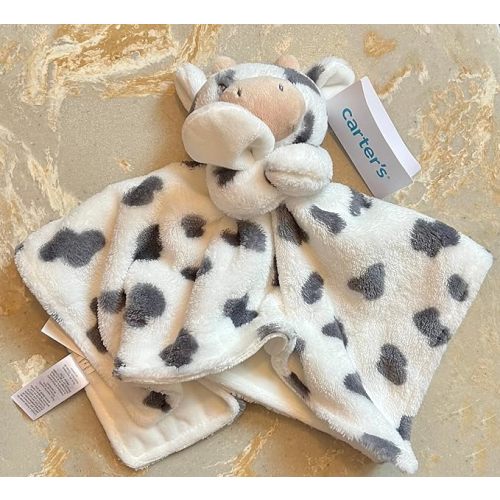 KIDS PREFERRED Carter's Cow Plush Stuffed Animal Snuggler Lovey Security Blanket