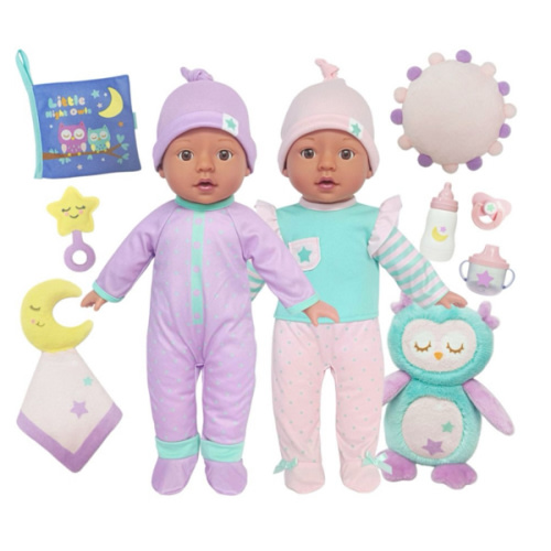 Member's Mark Sweet Twins Vinyl Dolls with Accessories - Sam's Club