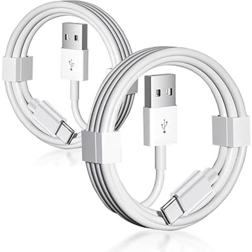 2 Pack 10ft Long USB A to USB C Cable for Airpods 4 Pro 2nd, iPhone 16e 16 15/16 15 Pro Max 15 Plus Car Carplay Data Cable, iPad USB C Cables 10th Mini 6th Gen,MacBook,Samsung Charger Charging Cord