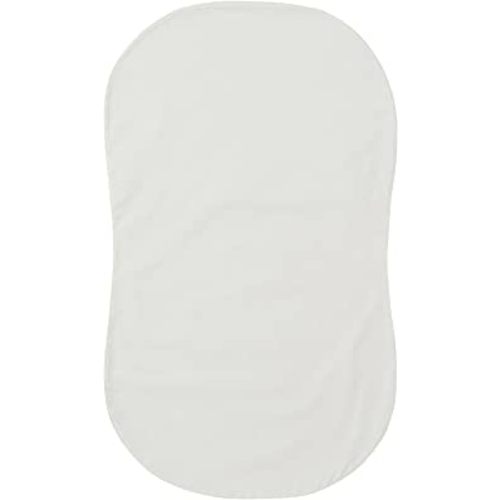 Halo Bassinest Fitted Sheet, 100% Cotton, Super Soft Bassinet Sheet for Baby Boys, Girls and Unisex, Breathable and Lightweight Mattress Pad Cover, Grey