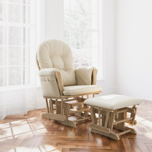 Storkcraft Hoop Glider with Ottoman & Reviews | Wayfair