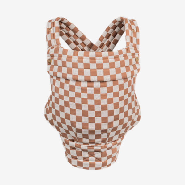 The Monarch Baby Carrier - Mocha Check – Mabē
