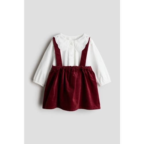 2-PIECE BLOUSE AND SKIRT SET