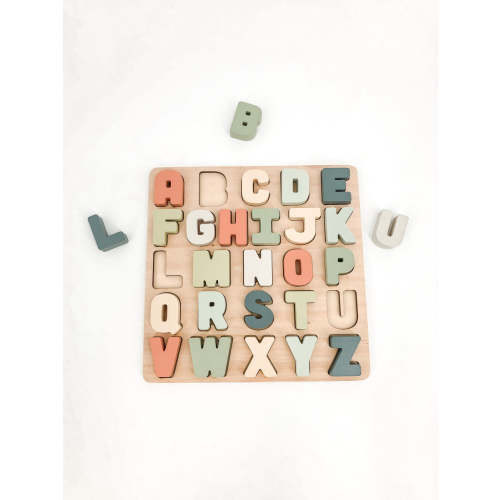 Wooden Alphabet Puzzle – Carter B's Baby Boutique