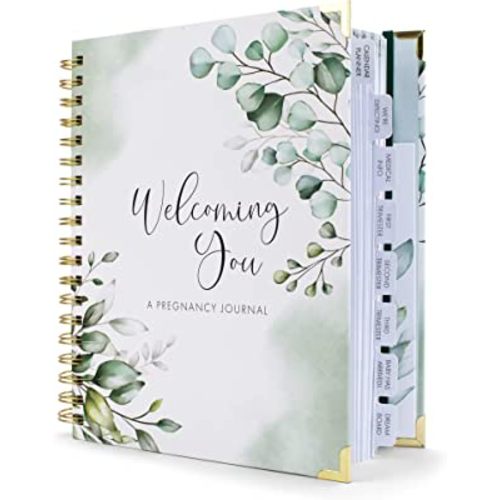 Beautiful Pregnancy Journal and Memory Book with Stickers and Keepsake Pocket - Lovely Gift for First Time Moms to Be - The Perfect Planner to Track Your Little Ones Life-Changing Journey