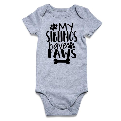 RAISEVERN Baby Boys Girls Clothes Infant Romper Newborn Bodysuits Funny Outfit 0-12 Months