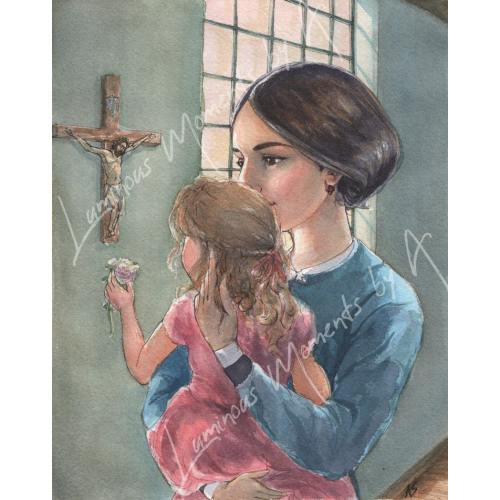 St Zelie Martin Watercolor *Giclee Print*