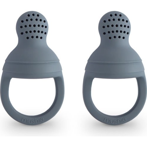 Mushie 2-Pack Fresh Food Feeders, Tradewinds