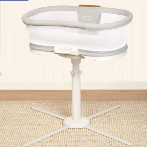 HALO - BassiNest Luxe Vibrating Bassinet, Bedside Sleeper - white
