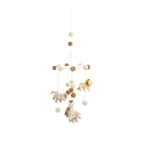 Crane Baby Safari Animal Celling Hanging 11" x 28"