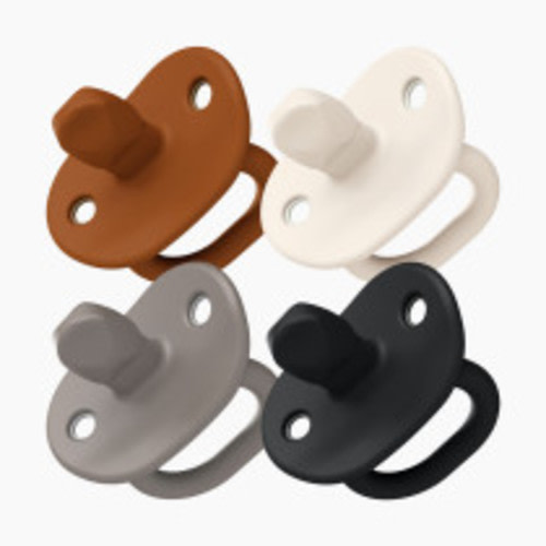 Boon JEWL Biometric Orthodontic Pacifier (4-Pack) - Neutral Colors