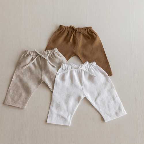 Baby Boy Linen Pants, Baby Linen Outfit for Boy, Linen Unisex Baby Clothing, Newborn Boy Coming Home outfit, Newborn Photography Outfit Boy