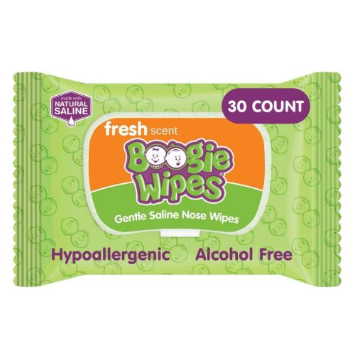 Boogie Wipes Saline Nose Wipes Fresh Scent - 30ct