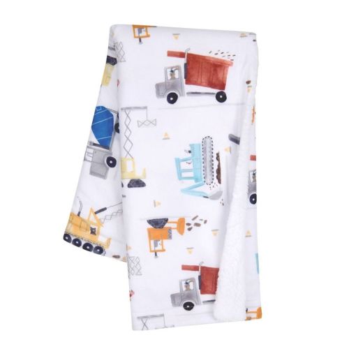 Bedtime Originals By Lambs & Ivy Construction Zone Baby Blanket