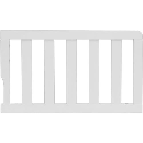 Dream On Me Convertible Crib Toddler Guard Rail in White, Compatible with Select Cribs, Crib to Toddler Bed Conversion, Easily Attachable (21.25L x 1.2W x 12.25H)