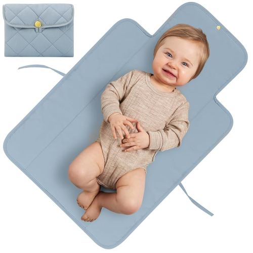 Beautiful Padded Changing Pad - Portable, Soft and Easy to Clean Diaper Changing Mat for Babies - The Perfect Lightweight & Foldable Pad for Traveling