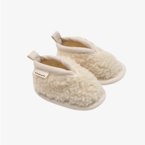 Merino Booties - Milk