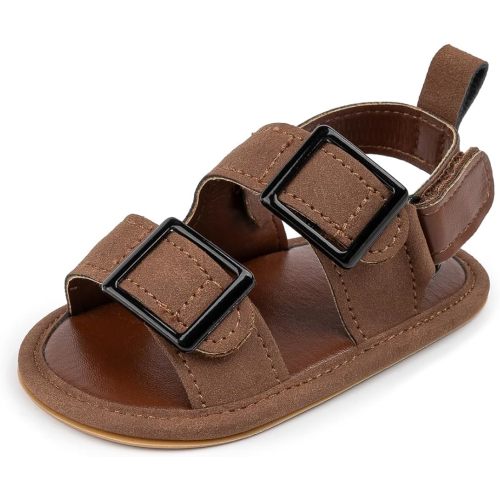 Infant Boys Girls Sandals Breathable Premium Baby Summer Outdoor Casual Beach Shoes Lightweight Toddler Flower Bowknot Anti Slip Rubber Sole Newborn Prewalker First Crib Shoes