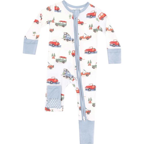 Off-Road Adventure 2 Way Zipper Romper - Terra Verde Boutique