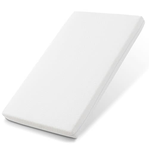 ANGELBLISS Pack and Play Mattress, 38 x 26 Pack N Play Mattress for Baby and Toddlers, Gel Memory Foam Mattress with Removable Cover, Dual Side Premium Playpen Mattress