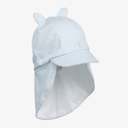 Emile et Rose - Baby Boys Blue Striped Cotton Sun Hat | Childrensalon