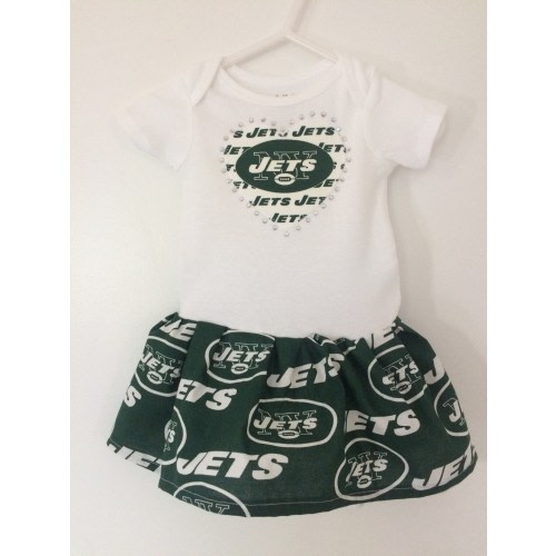 New York Jets Inspired Infant Dress