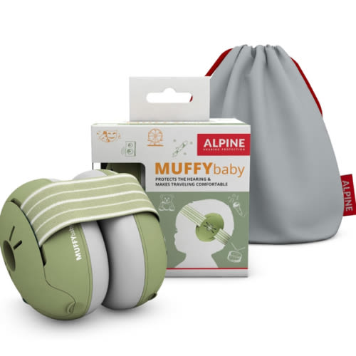 Amazon.com: Alpine Muffy Baby Ear Protection for Babies and Toddlers up to 36 Months - CE & ANSI Certified - Noise Reduction Earmuffs - Comfortable Baby Headphones Against Hearing Damage & Improves Sleep - Green : Baby