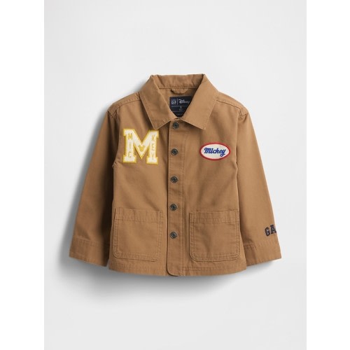 Gap × Disney Baby & Toddler Mickey Mouse Canvas Chore Jacket