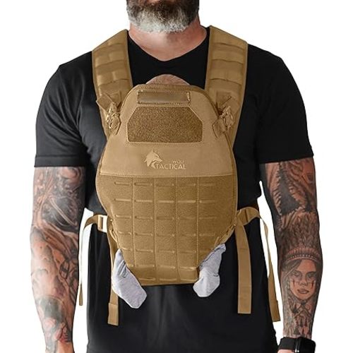 WOLF TACTICAL Toddler and Baby Carrier for Men - Dad Baby Military Mens Baby Carrier for Infants and Toddlers