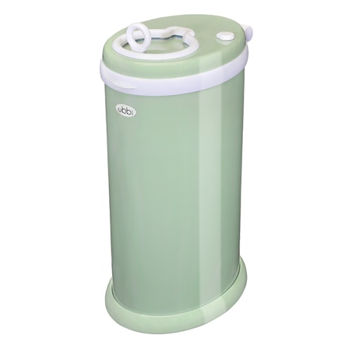stainless steel diaper pail - sage