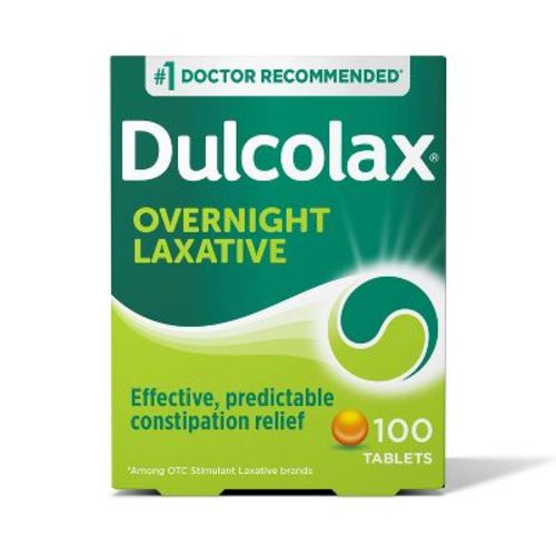 Dulcolax Gentle And Predictable Overnight Relief Laxative Tablets - 100ct