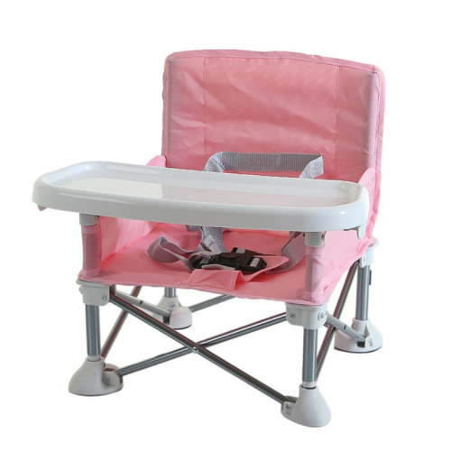 folding chairs for outside Baby Camping Chair Folding Camping High Chair For Baby Portable Travel Booster Seat With Food Tray & Straps Baby Beach Travel Chair For Toddlers 3 36 Months
