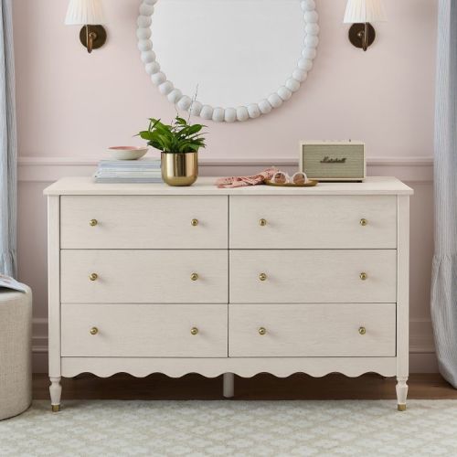 Camille 6-Drawer Dresser (54w x 19d")