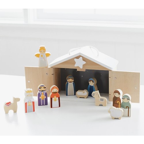 Wooden Nativity Set | Pottery Barn Kids