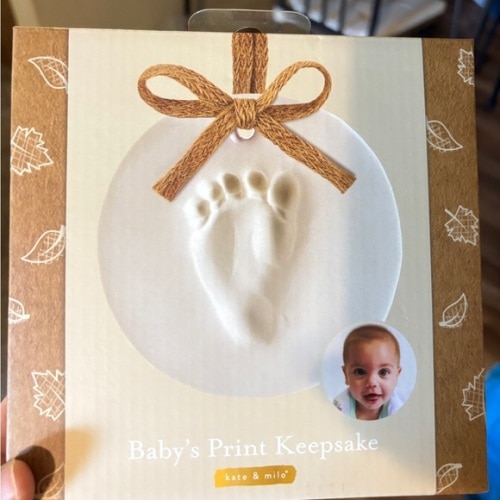 Kate & Milo Baby's Print Keepsake