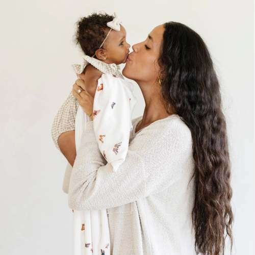 Minky Stretch Luxe Swaddle Blanket - Butterfly