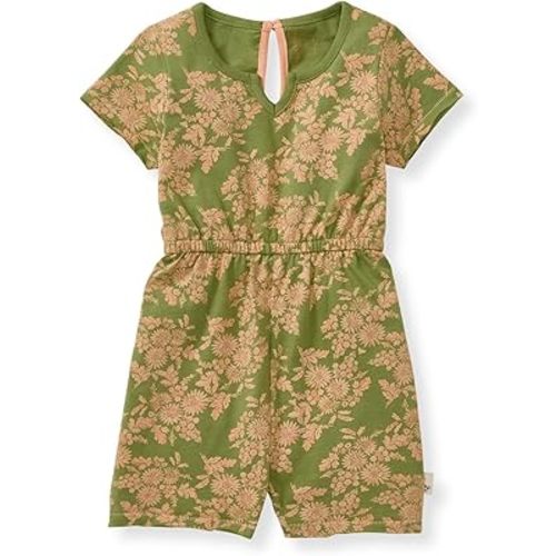 Burt's Bees Baby Baby Girls Romper, 100% Organic Cotton One-piece Shortall and Layette Set Girl Outfit