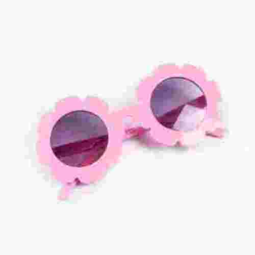 Cute Kids Toddler Baby Round Flower Sunglasses UV Protection Colorful Sunnies Glasses for Boys Girls 0-8T - Pink