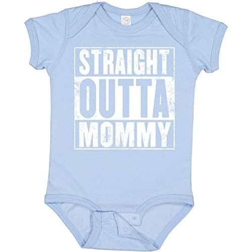 inktastic Straight Outta Mommy Funny Baby Bodysuit