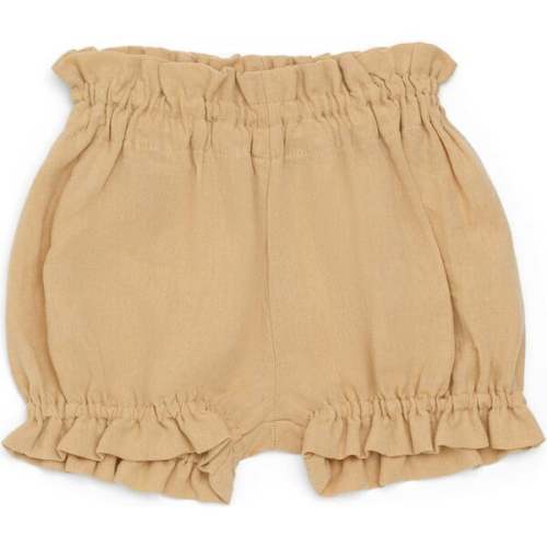 Klea Ruffle Hem Bloomers, Toast - Donsje Amsterdam | Maisonette