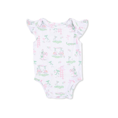 Ruffle Sleeve Bodysuit, Pretty Golf