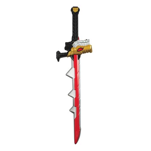 Power Rangers Dino Fury Sword, Official Charge Costume Accessory, Plastic Toy Prop, 18 Inch Length Multicolored